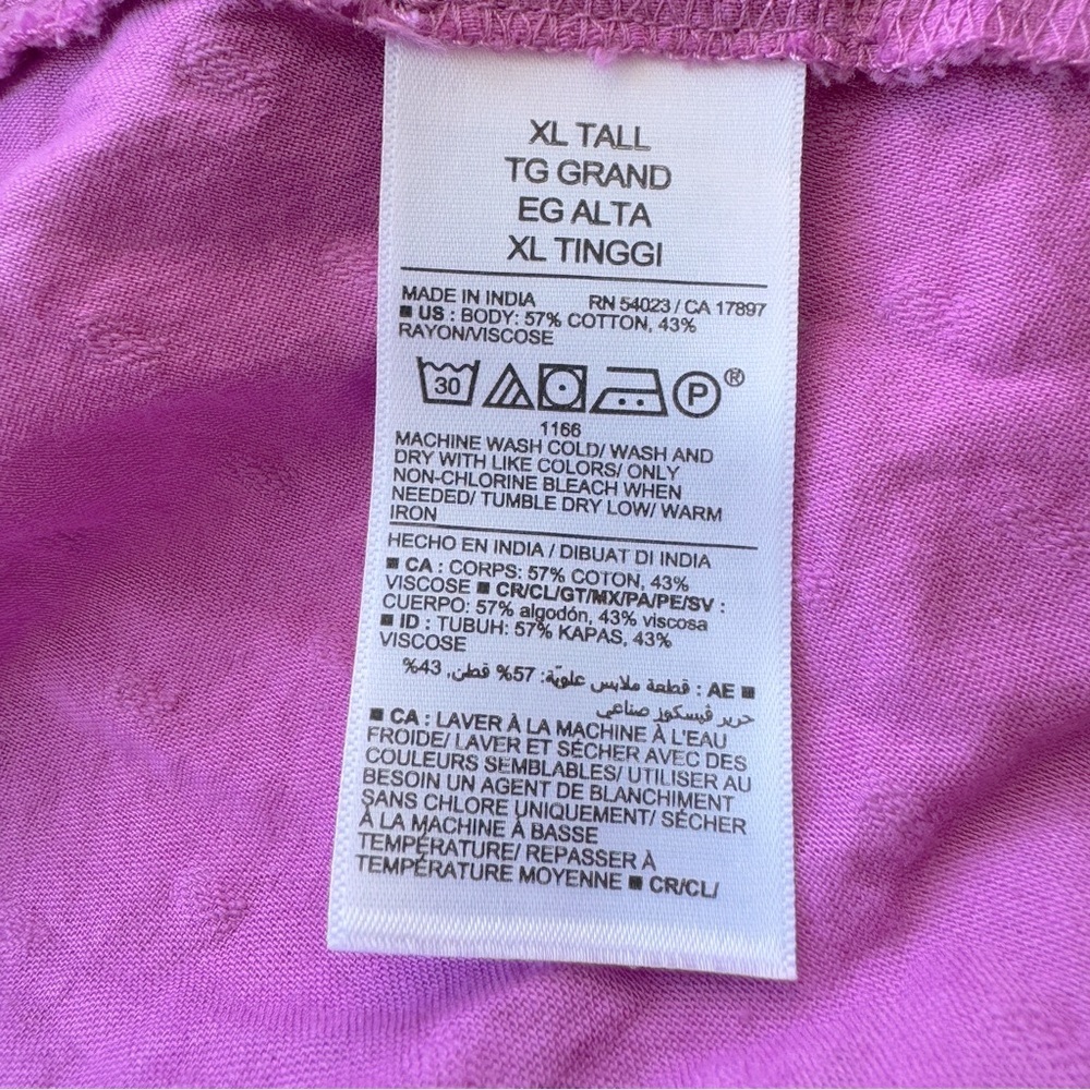 Old Navy Orchid Purple Clip Dot Spaghetti Strap Dress, XL Tall - Picture 7 of 7